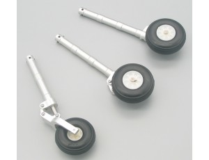 Top-Design CNC Suspension Landing Gear Set With Nose Single Wheel 160mm - (5.0)